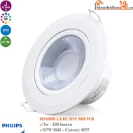 [Genuine Philips] Philips RS100B Spotlight Ceiling Light With 3W Hole 55 24D