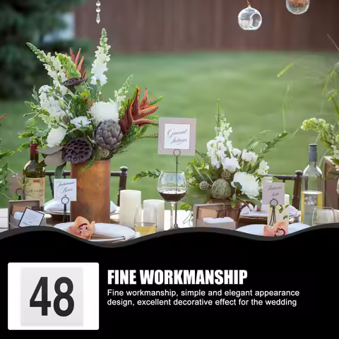 25Pcs Table Number Signs Reusable Plastic Seat Numbers for Wedding Party Seating Reserved Signs Heav