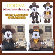 [🇯🇵迪士尼]GODIVA x Disney Valentine 2023💝情人節限定 毛公仔連朱古力禮盒套裝💝4粒入 Mickey Mouse米奇老鼠|Minnie Mouse米妮