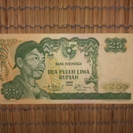 Uang Kertas Lama Rp 25 Soedirman 1968