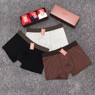 Ready Stock Ebay Street Wear New Style LOU Men's Underwear Pure Cotton Breathable Men's Underwear