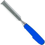 WOOD CHISEL BLUE HANDLE 9"