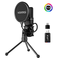 ไมโครโฟนคอนเดนเซอร์ SF-777w ลดเสียงรบกวน บันทึกเสียง หัว USB ไมโครโฟนคอนเดนเซอร์ความไวสูง