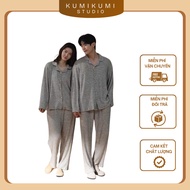 KUMMI STUDIOS Premium Pajama Set BD04 - Autumn Winter, Warm, Stylish, Loose Format for Men and Women