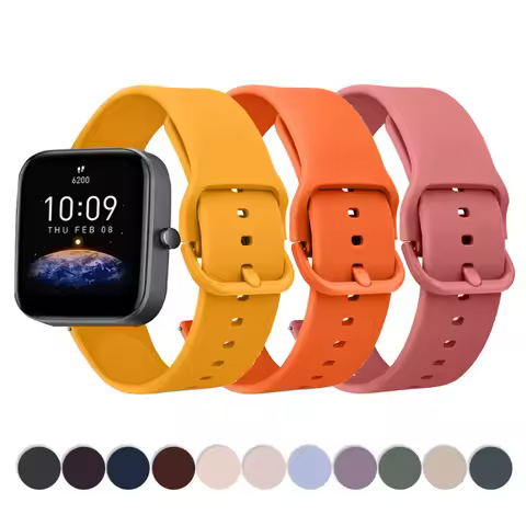 20 22mm Band For Amazfit GTS 2 4 Mini/GTS 3/GTS 2e/Bip 3 Pro/Bip U Pro/Bip S lite Strap For Amazfit 