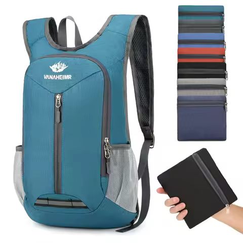 Foldable Backpack Camping Hiking Ultralight Folding Travel Daypack Bag Outdoor Mountaineering Sports
