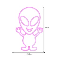 LED Alien Neon Light Colorful Rainbow Neon Sign for Room Home Party Bar Wedding Decoration Xmas Gift Neon Wall Lamp