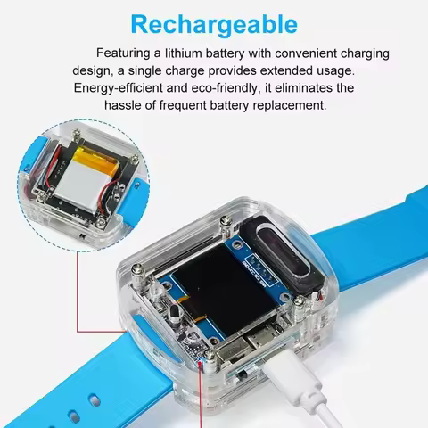 DIY AI Electronic Voice Watch Kit Artificial Intelligence Conversation ESP32 S3 N16 R8 Development B