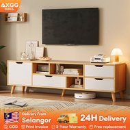AX TV Cabinet Tv Rack Rak tv kayu Wooden Kabinet Tv Almari TV 3FT/4FT/5FT/6FT Console Kabinet TV Med