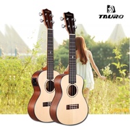 Solid Ukulele Concert Electric Ukulele In Guitar Tauro TR-52C Hawaiian Ukulele Solid Spruce Ukulele 23 UKE