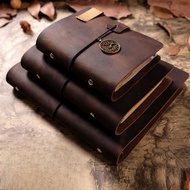 สมุดบันทึก A5A6A7 หนังผู้ชาย วิธีการจัดการกระดาษที่ยืดหยุ่นได้ สมุดบันทึกการเดินทาง สมุดบันทึกวัน เร