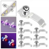 LED Light Strip Mounting Bracket Clips for 10mm Wide IP65 Waterproof 5050 3528 2835 5630 LED Strip L