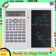 Scientific Calculator with Hand Writing Board Foldable Financial Math Calculator
