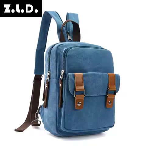 Solid Color Single Shoulder Sport Backpack Outdoor Women's Black Backpack Canvas Girl's Fashion Back