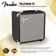 FENDER Rumble 15watt V3 Bass Combo Amplifier, 230V UK (Rumble 15 / rumble15)