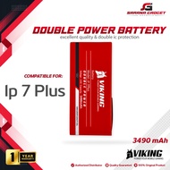 Baterai VIKING Double Power Apple Iphone 7 Plus 7+ Batre Batrai Battery Handphone HP Dual