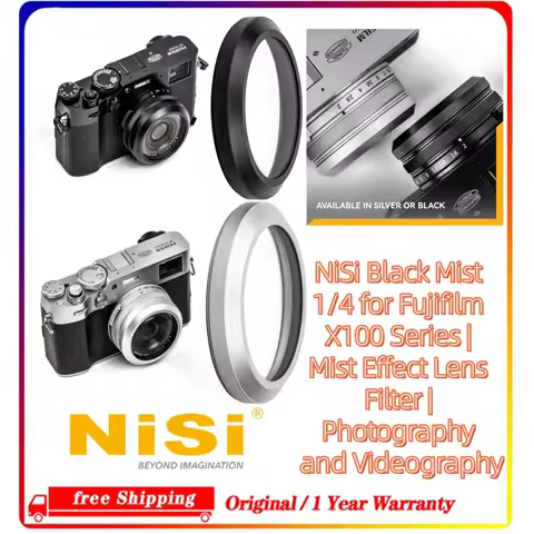 NiSi Black Mist 1/4 for Fujifilm X100 Series | Mist Effect Lens Filter | Photography and Videography