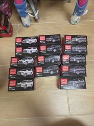 Tomica Lexus LX 570、Honda NSX、Toyota Hiace 模型車