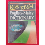 [preloved] Dictionary KBSM English-Malay Dictionary