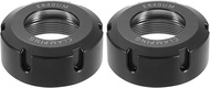 uxcell 2pcs Clamping ER40UM(M50) Collet Clamping Nuts for CNC Milling Chuck Holder Lathe