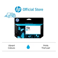 HP Original 728 Cyan Ink Cartridge F9J67A 130ml | Compatible with DesignJet T730 T830 Plotter Printe