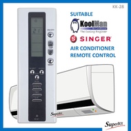 Koolman / Singer Replacement For Koolman Singer Air Cond Aircond Air Conditioner Remote Control KK-2