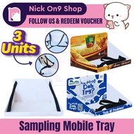 3 units Sampling Mobile Tray Set for Events and Parties - Portable Sampling Station