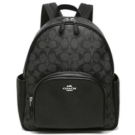 Coach Backpack Backpack Signature Beige Brown Ladies 5671