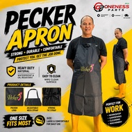 Brush Cutter Apron NO POCKET / High Quality Waterproof / Apron Mesin Rumput