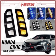Honda Civic FC (2016-2021) Type-R FK7 FK8 Front Bumper LED Daylight DRL Type R Foglamp Spotlight Fog