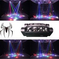 Mini Spider Moving Head Light LED 8x10W RGBW Beam Stage Dj Disco Laser Show DMX512 Sound Light Weddi