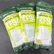 KHẨU TRANG Y TẾ 4D CAO CẤP ĐỒNG XANH KF94 - LOẠI 4 LỚP