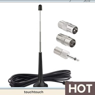 FM Telescopic Antennas for  FM Antennas Indoor FM Radio Antennas with 3 Adapter for Household Digita