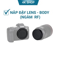 Canon RF lens front and rear caps, canon RF mount body caps