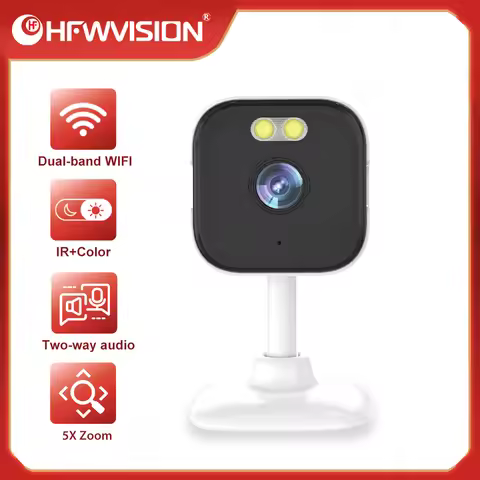 O-Kam Pro Mini Cube Security Camera, 5MP Indoor WiFi IP Camera with Two-Way Audio & Human Detection,