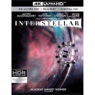 PRE ORDER INTERSTELLAR 4K ULTRA HD + BLU RAY  NEW SEALED ORIGINAL REGION FREE US IMPORT CHRISTOPHER 