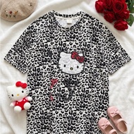Oversized T-Shirt Kitty Pattern Aviva Label Tiger