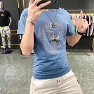 T Shirt Men DIA Hot Diamond Knight V Thin Style Breathable Pure Cotton Short Sleeve Men's Top