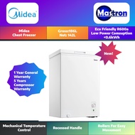 [SAVE 4.0 RM200] Midea Chest Freezer 186L | Peti Beku Midea | Gross: 186L Net: 142L | MD-RC207FZB01|