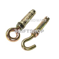 Screw Hook Wall Plug/Screw Eye Wall Plug/Hook Bolt Sleeve Anchor/Eye Bolt/Steel Wall Plug/Round Wall