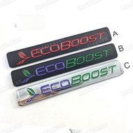 1 x Metal EcoBoost Badge Engine Emblem Car Decal Sticker Badge For Ford F150 Fusion Focus Mustang