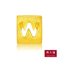CHOW TAI FOOK 999.9 Pure Gold Alphabet Charm - W F189566