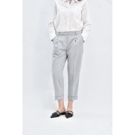 ((L) giordano ladies Straight Gray Trousers Second-Hand Clothes