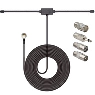 FM Radio Antenna FM Antenna Compatible for FM Radio Home Stereo Receiver AV Audio Video Home Theater