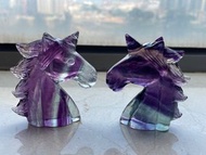 千層彩螢石獨角獸