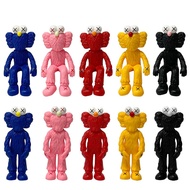 5Pcs/Set Sesame Street Anime Figure XX Eyes KAWS Elmo Big Bird Violent Bear PVC Action Figures Model Collection Desktop Doll Toys