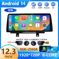 12.3" Android 14 For BMW 3/4 Series F30 F31 F34 F32 F33 F36 RHD NBT EVO Car Radio Multimedia Player 