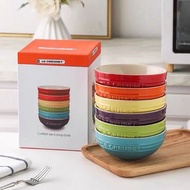 Le Creuset 彩虹色湯碗六件套