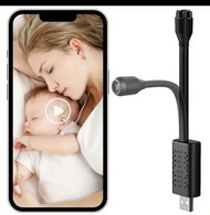 ⚠️ 2024 最小的攝影機 迷你高清便攜式家用安全 保姆攝影機 , 帶動作偵測 > USB 供電 , 易於安裝實時監