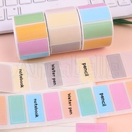500Pcs/Volume Colorful Label Stickers - DIY Handwriten Classfication Label - Waterproof, Self-Adhesi